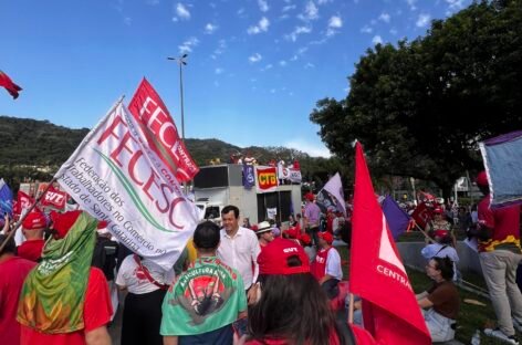 6ª Marcha dos Catarinenses reuniu trabalhadores em defesa de direitos e pelo fim da escala 6×1